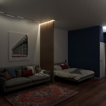 Blueloft 52 I Tashkent Apartment With Balcony المظهر الخارجي الصورة