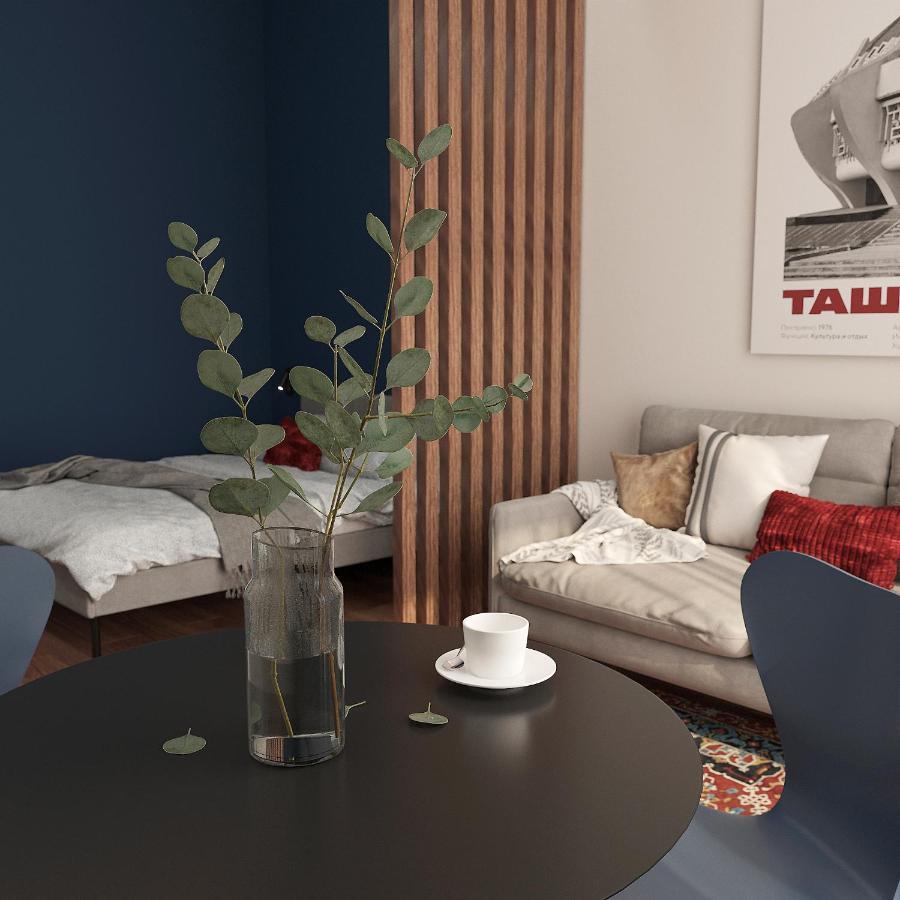 Blueloft 52 I Tashkent Apartment With Balcony المظهر الخارجي الصورة